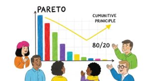 パレート図 比較と作り方マスターガイド！Excelで簡単作成、問題解決と業務改善を加速