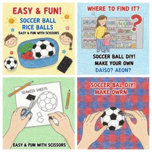 サッカーボール海苔はどこに売ってる？売ってない？ダイソー・イオン等の販売店事情＆作り方も徹底解説【2025年最新】
