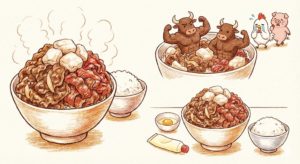 吉野家スタミナ超特盛丼は鶏・豚廃止で背脂追加！？推定2000kcal超の正体と「卵別売り」の罠【2026最新】