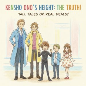 小野賢章の身長は170cm！サバ読み疑惑を共演者との比較画像で徹底検証！人気声優との身長差も網羅