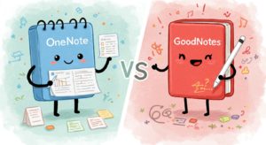 OneNote vs GoodNotes どっちがいい？機能・料金・使い方を徹底比較！あなたに最適なノートアプリ選び完全ガイド【2025年決定版】