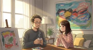 現代美術家・松山智一の妻、真歩さんとは?謎多き素顔と夫婦の絆、創作への影響を探る