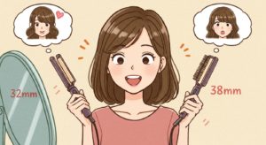 理想のカールに出会う：32mmと38mmコテ徹底比較ガイド
