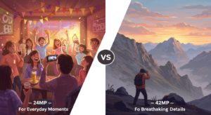 徹底比較！2400万画素 vs 4200万画素カメラ – あなたに最適なのはどっち？失敗しない選び方【2025年版】