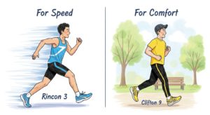 HOKA リンコン3 vs クリフトン9 あなたに最適な一足は？専門家が選び方の全ポイントを解説！【徹底比較】