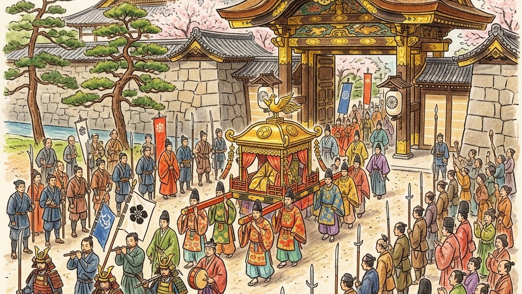 寛永行幸四百年祭 二条城 イベントの時代行列