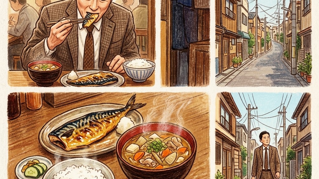 孤独のグルメ Season11 第1話 善行 ロケ地 さばみりんと豚汁の定食屋