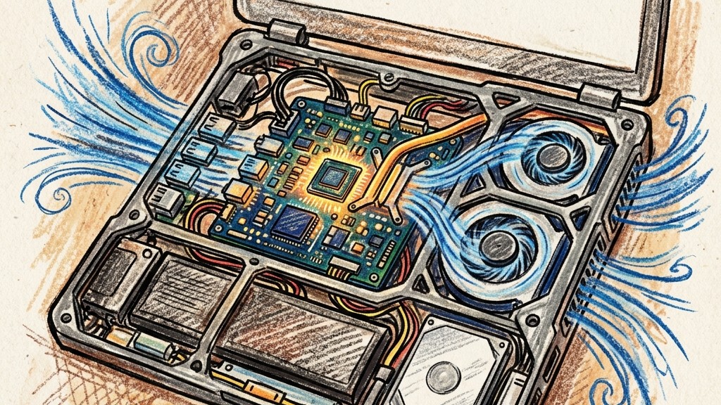 ThinkPad スペースフレーム 構造の内部設計イメージ図